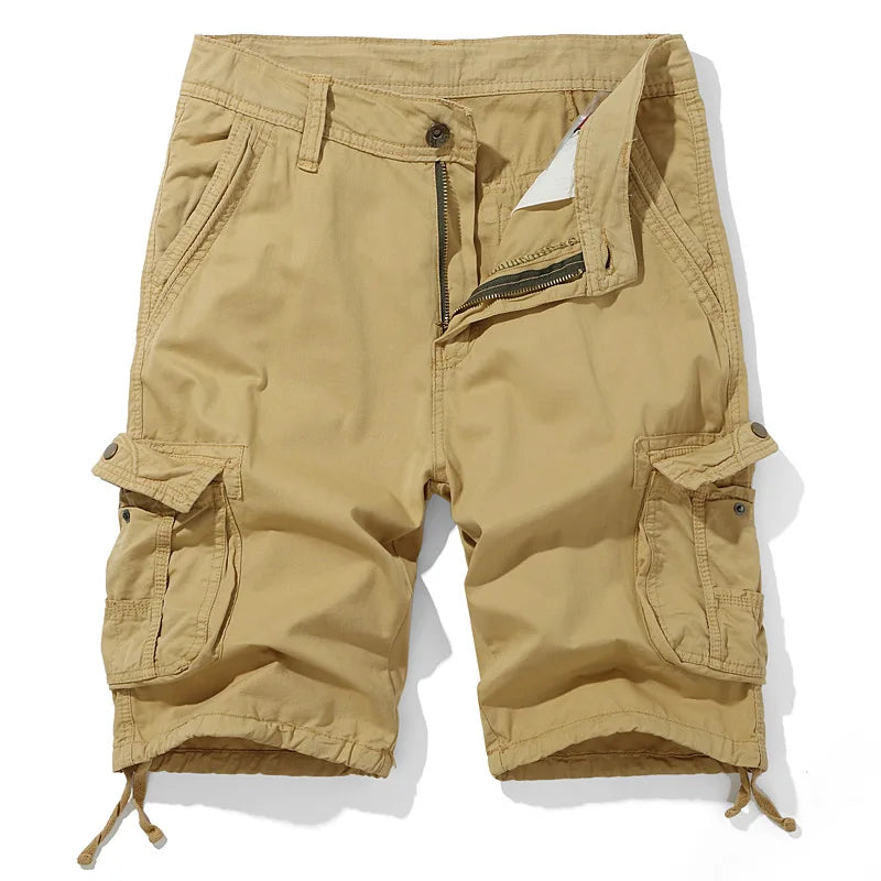 Casual Cargo Shorts with Side Pockets