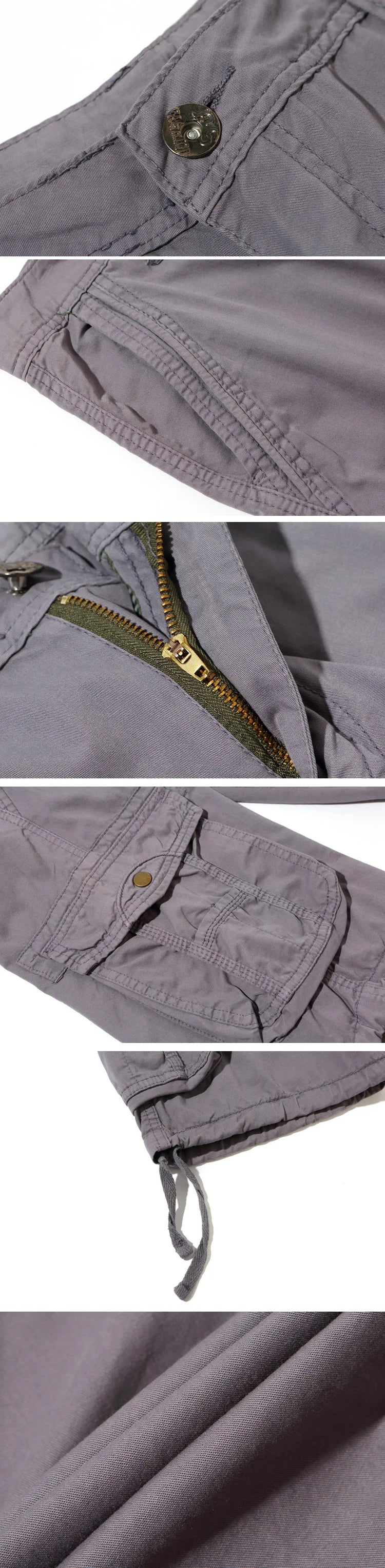 Casual Cargo Shorts with Side Pockets