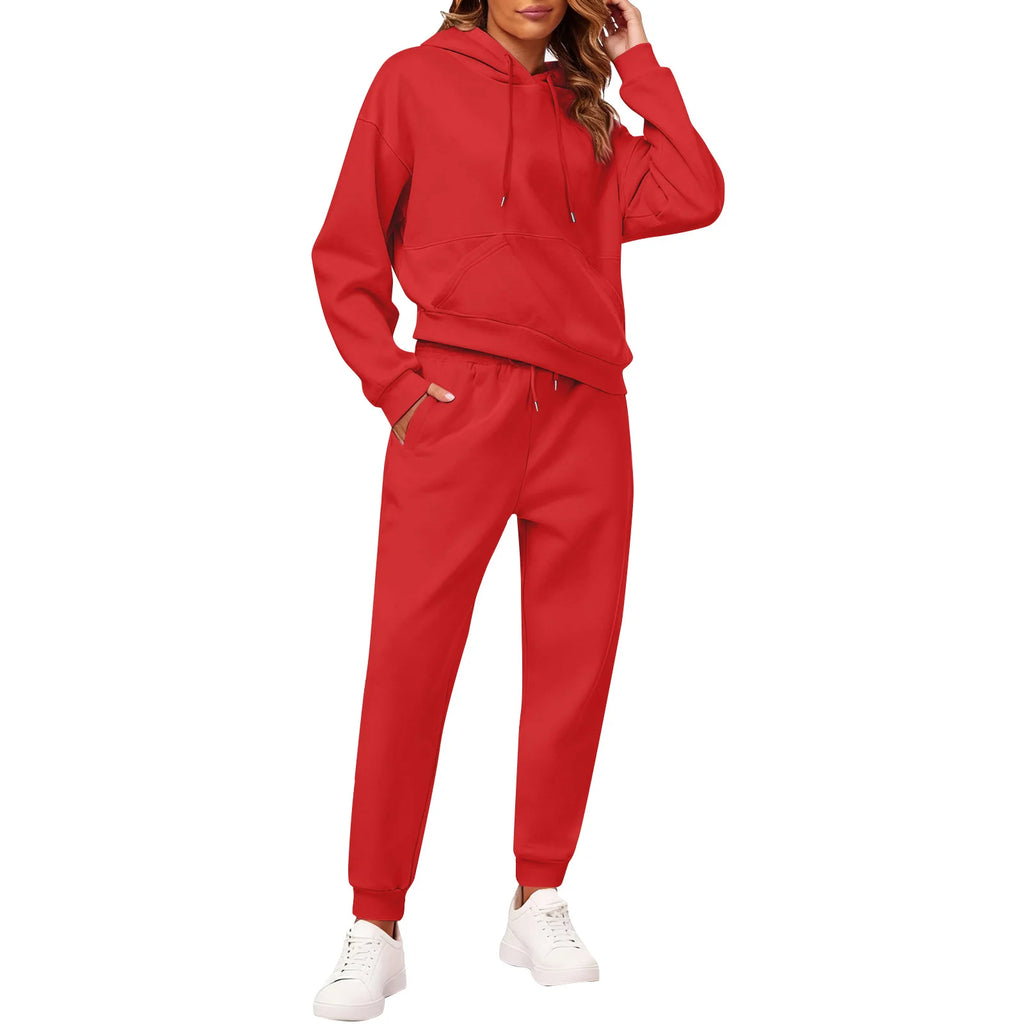 Women's Hoodie and Jogger Set Casual Tracksuit