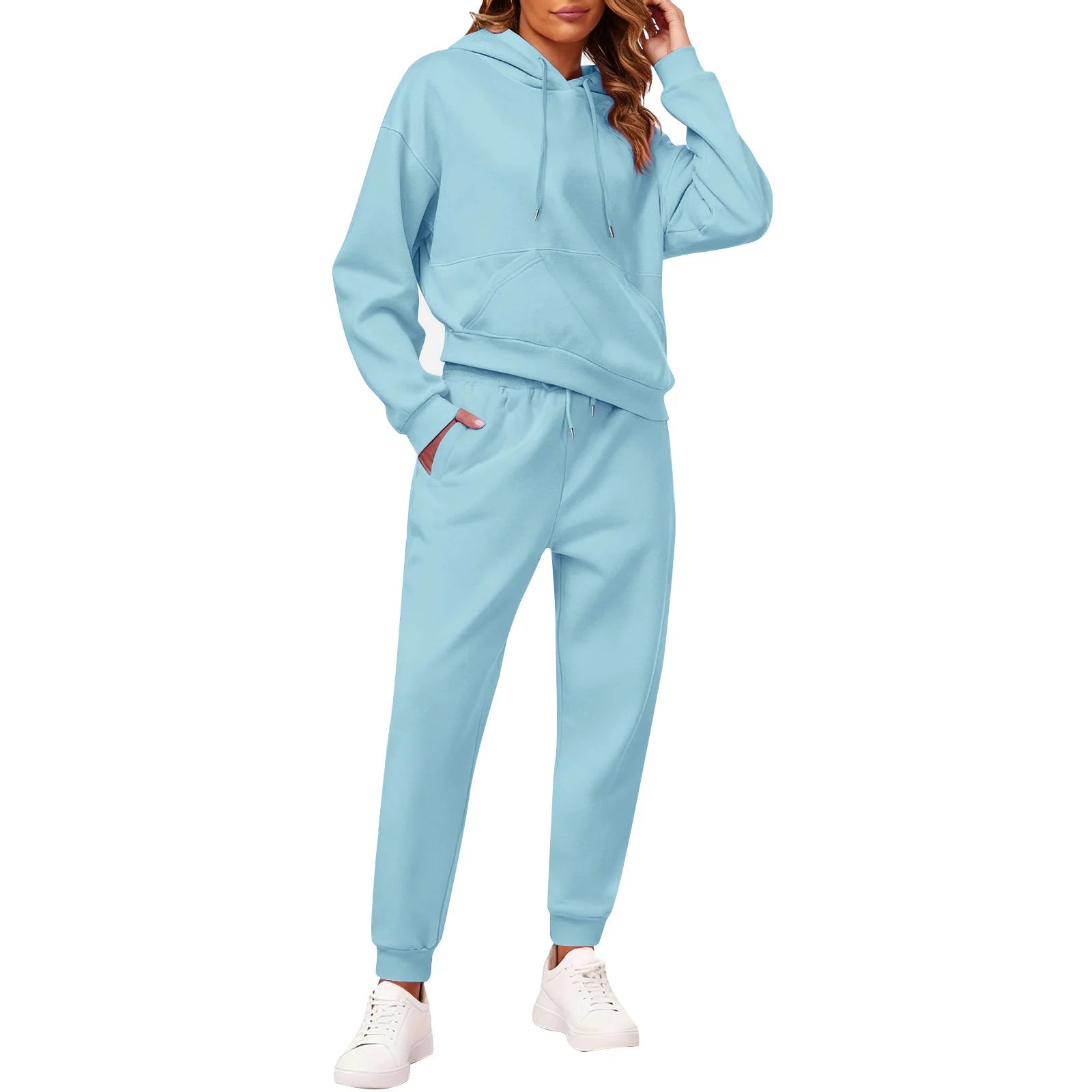 Women's Hoodie and Jogger Set Casual Tracksuit