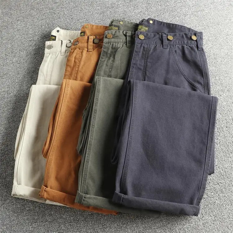 Modern Straight Leg Chino Pants Everyday Wear