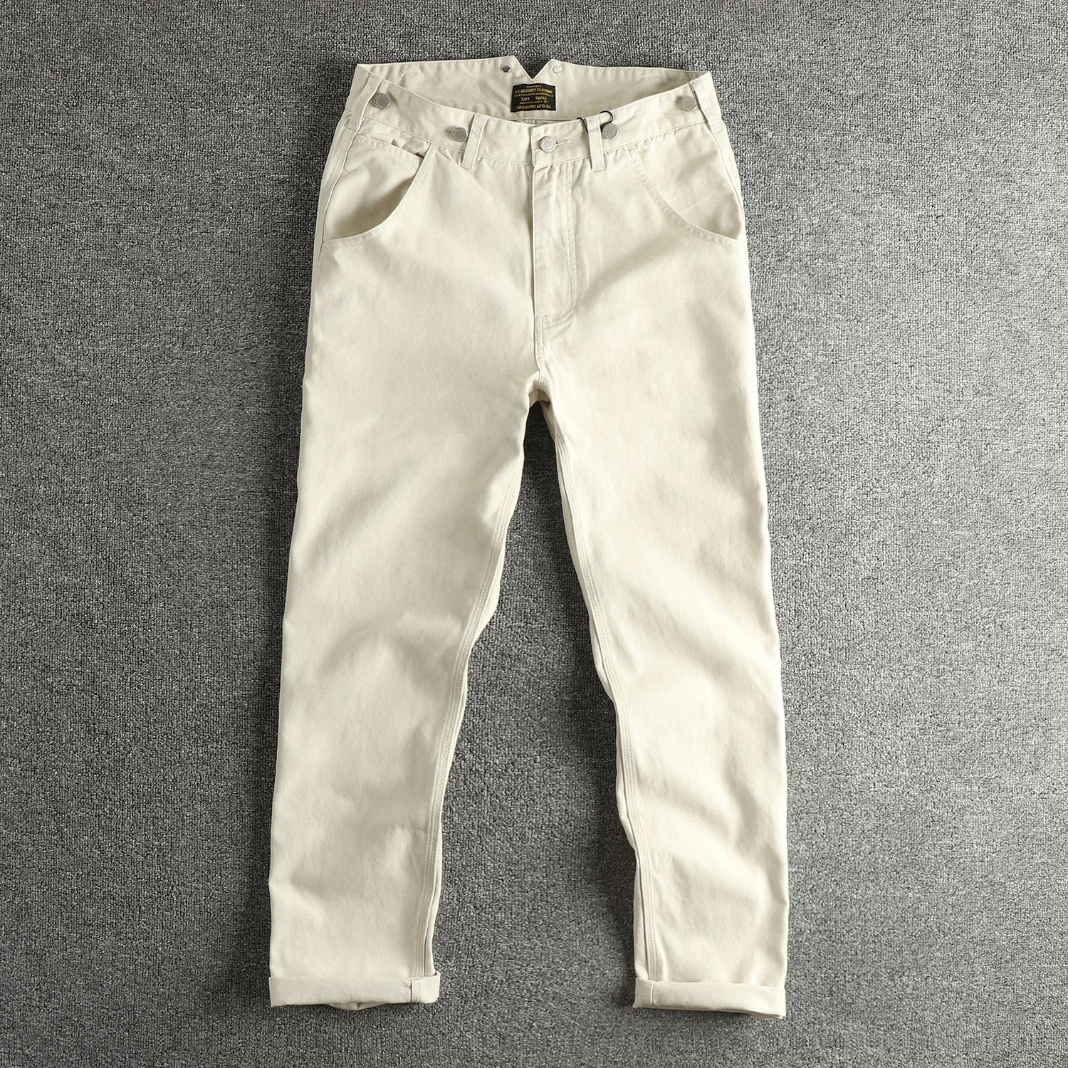 Modern Straight Leg Chino Pants Everyday Wear