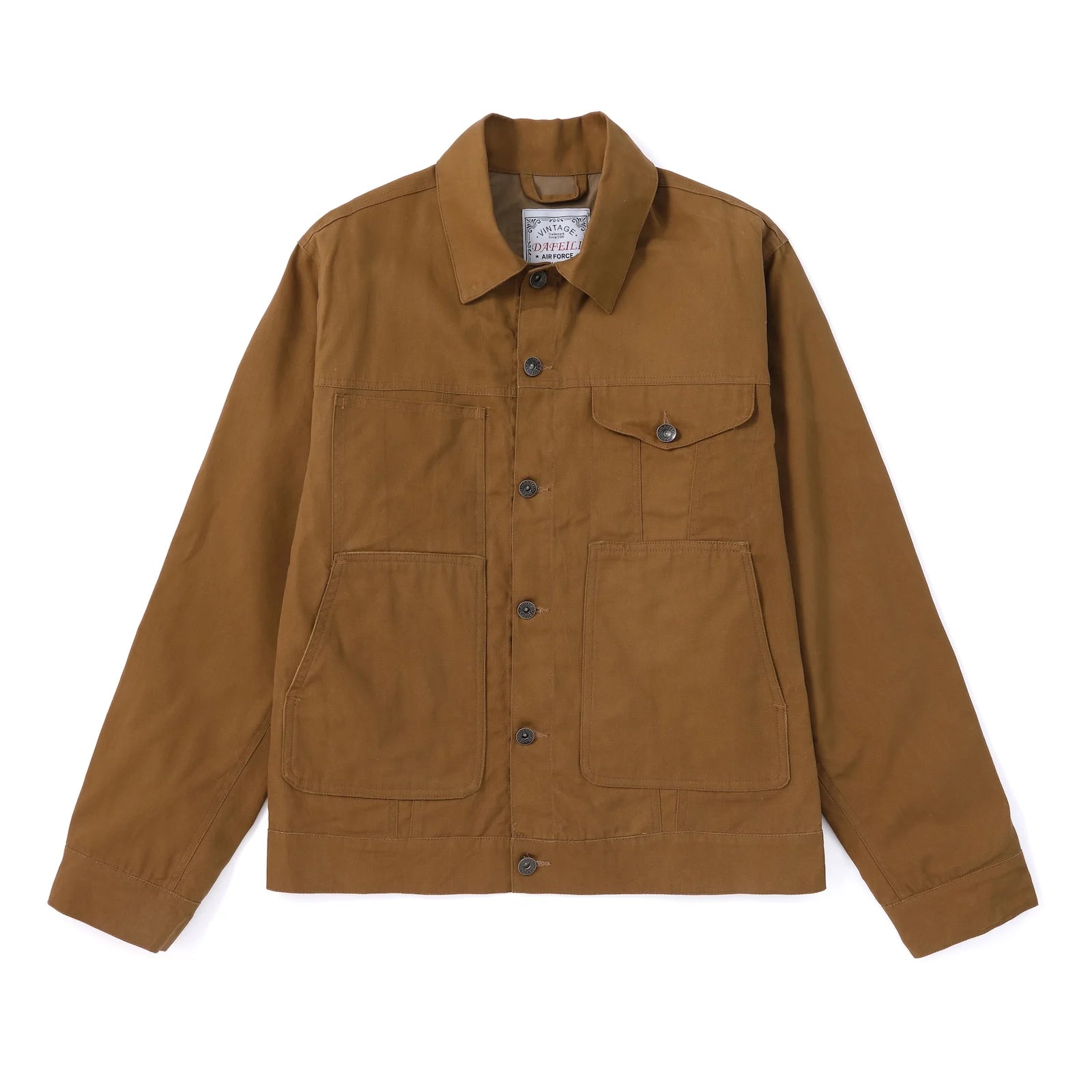 Classic Brown Utility Jacket Everyday Style
