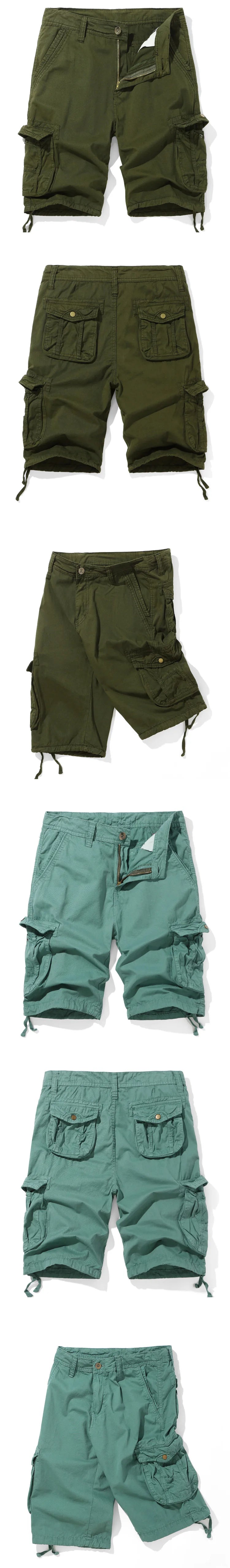 Casual Cargo Shorts with Side Pockets