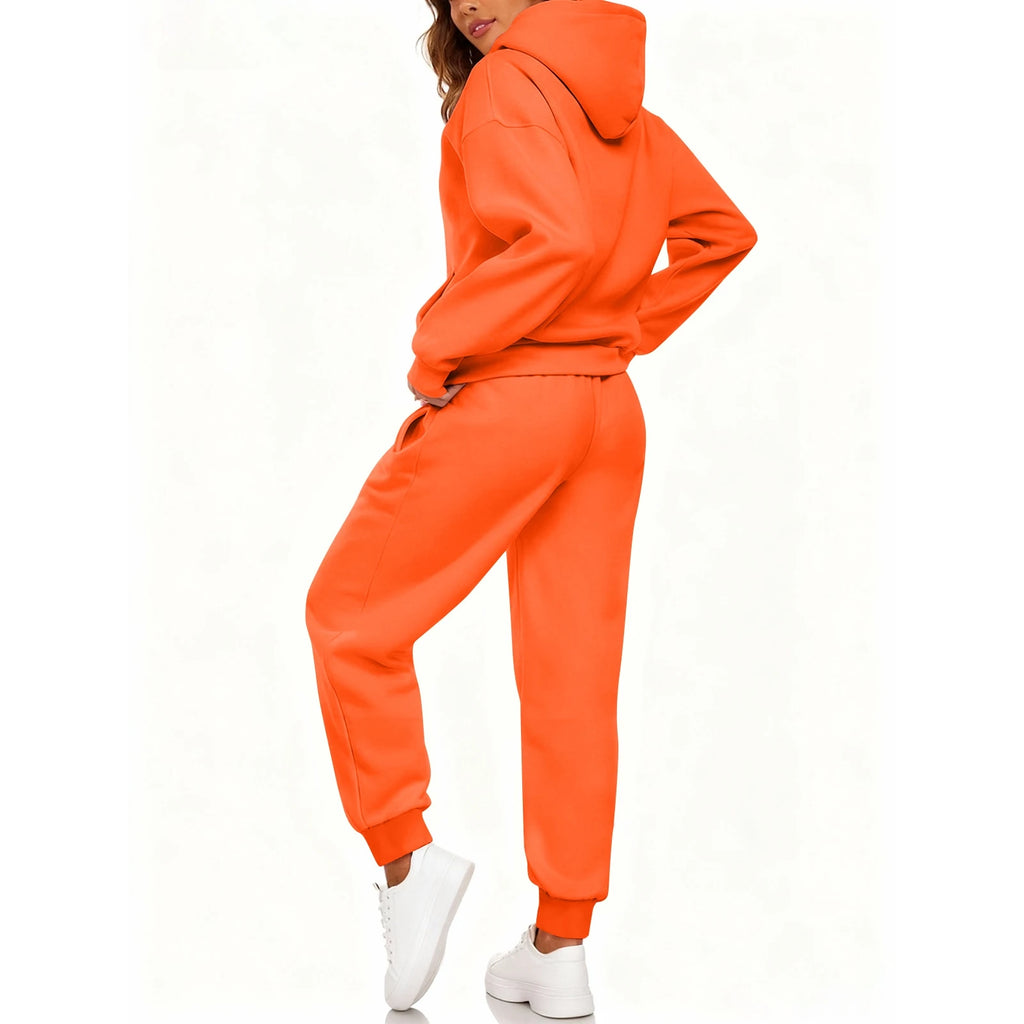 Women's Hoodie and Jogger Set Casual Tracksuit