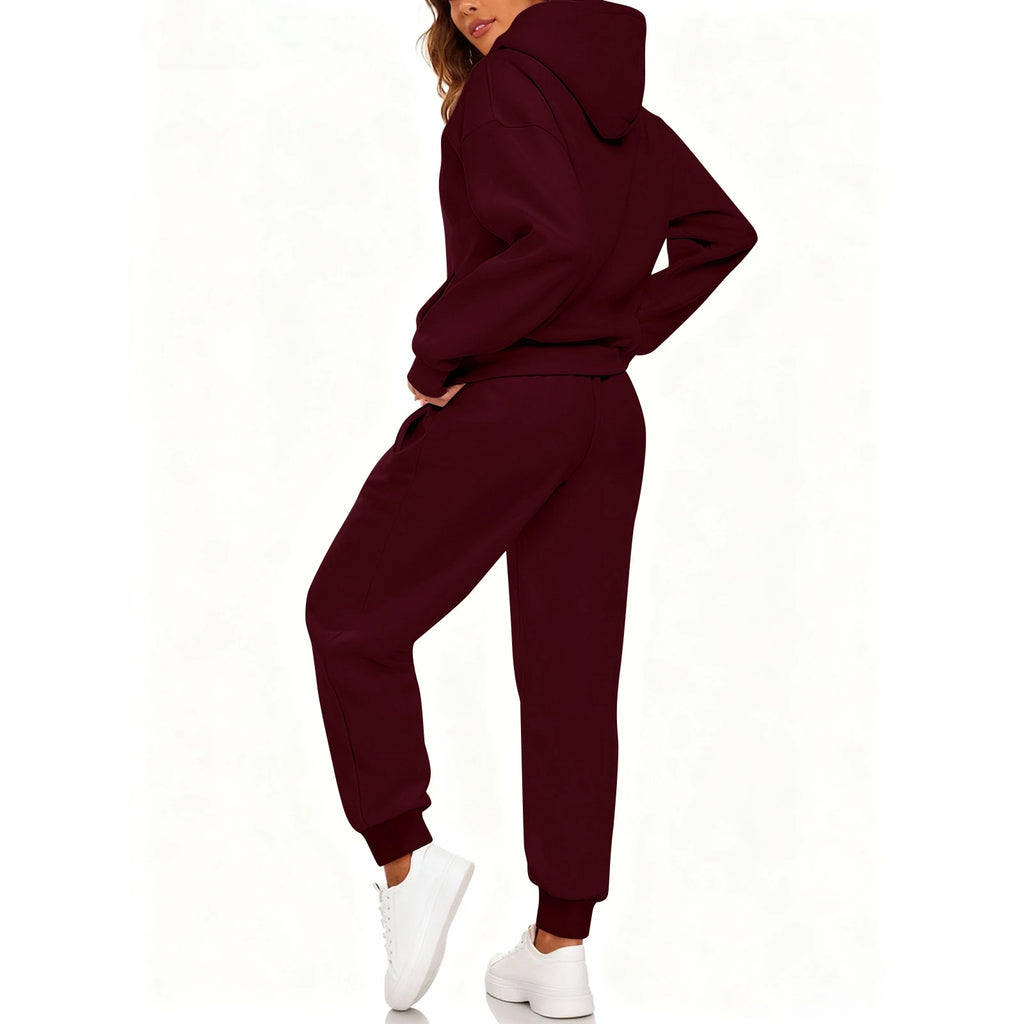 Women's Hoodie and Jogger Set Casual Tracksuit