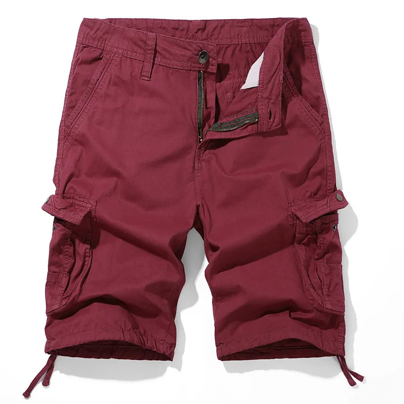 Casual Cargo Shorts with Side Pockets