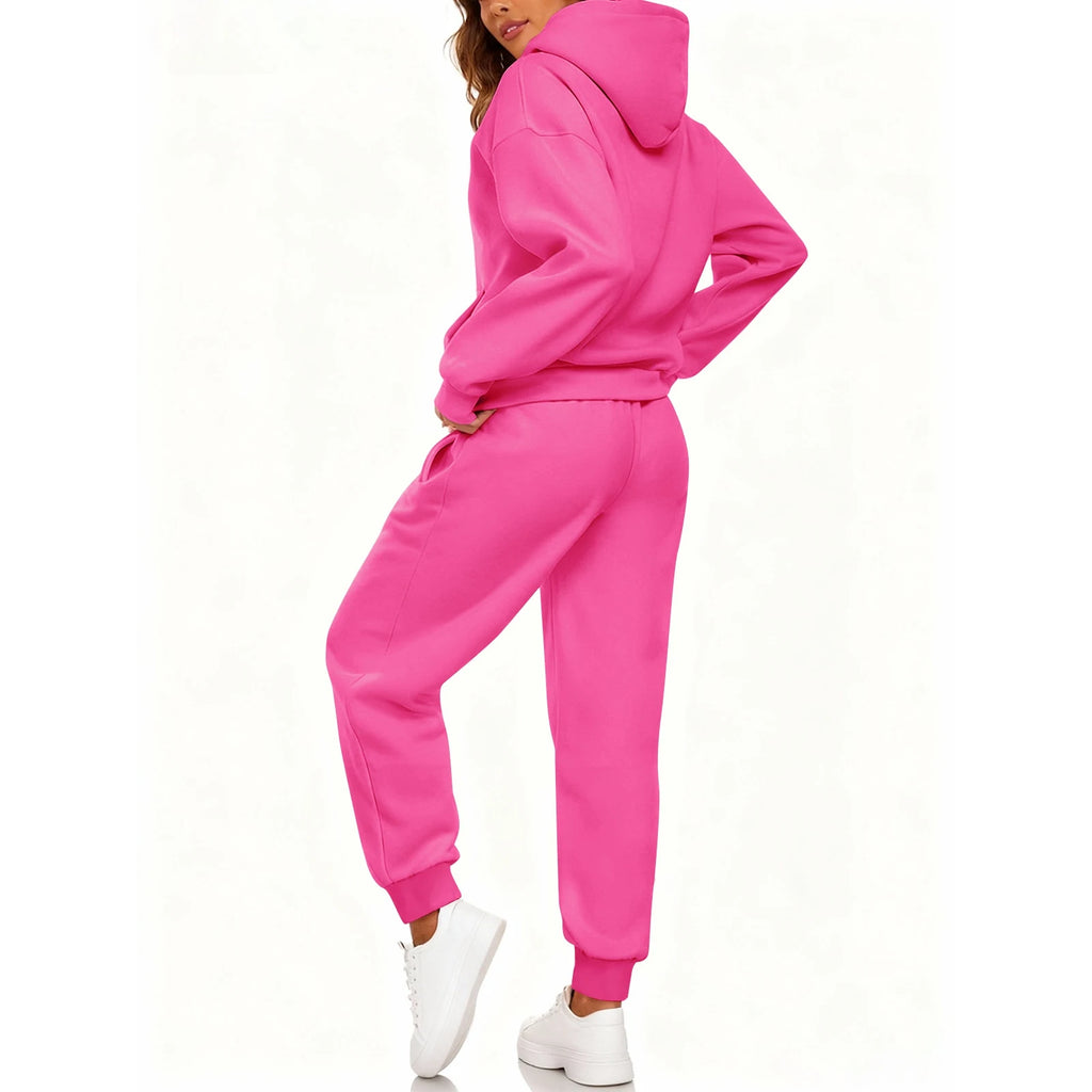 Women's Hoodie and Jogger Set Casual Tracksuit