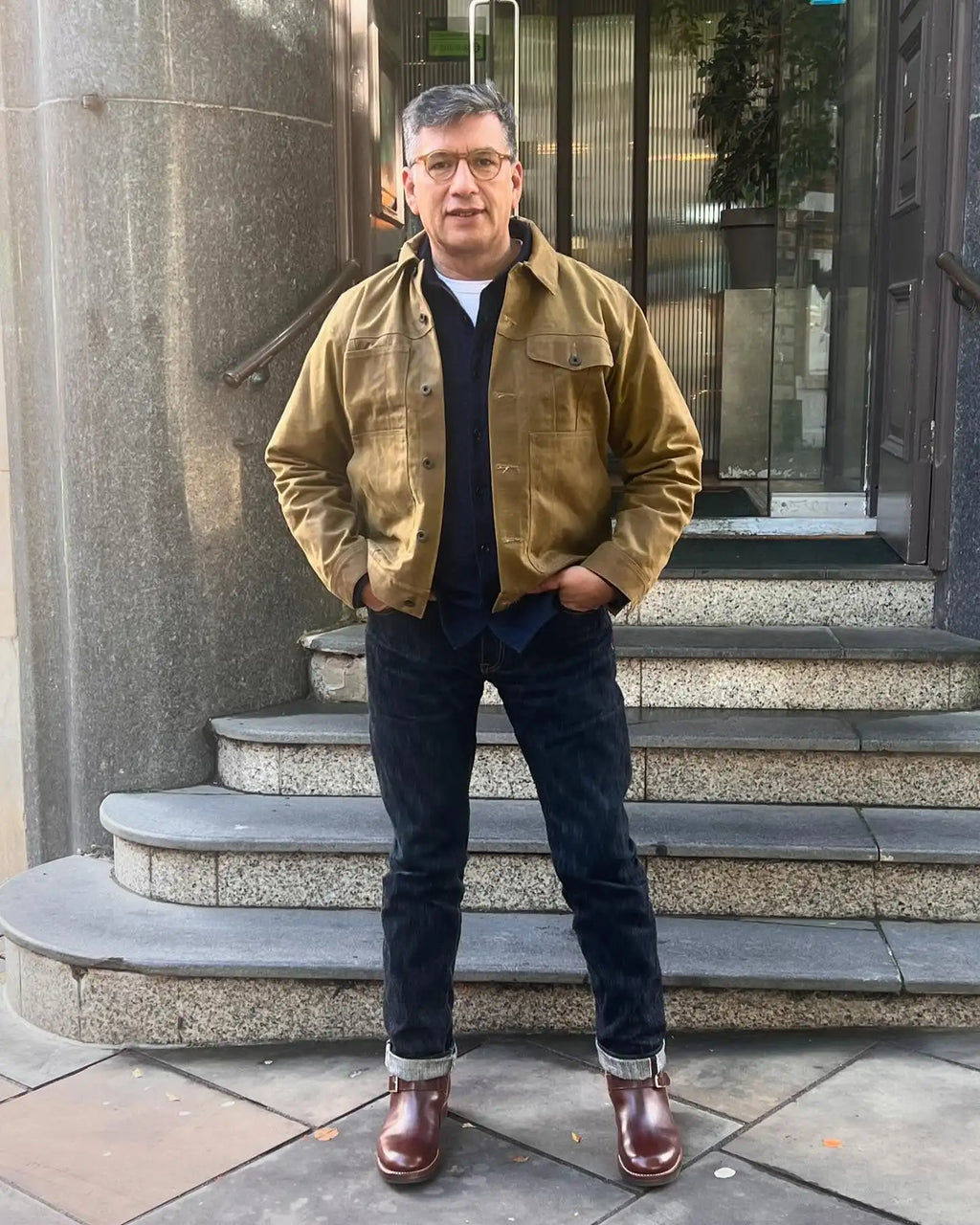 Classic Brown Utility Jacket Everyday Style