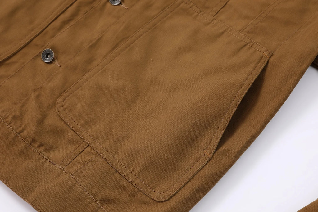 Classic Brown Utility Jacket Everyday Style