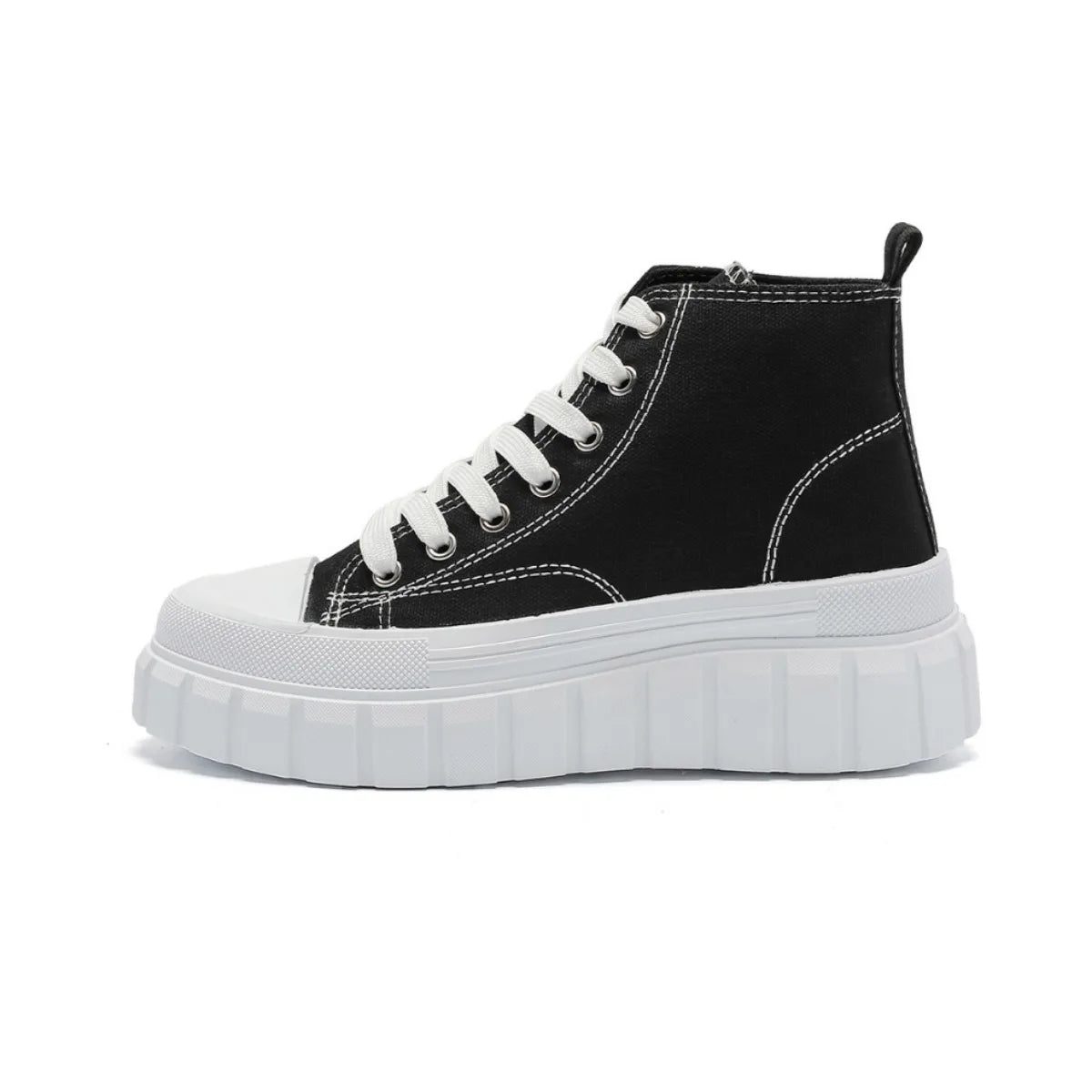 Casual Chunky Sole High Top Sneakers