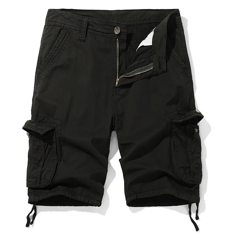 Casual Cargo Shorts with Side Pockets