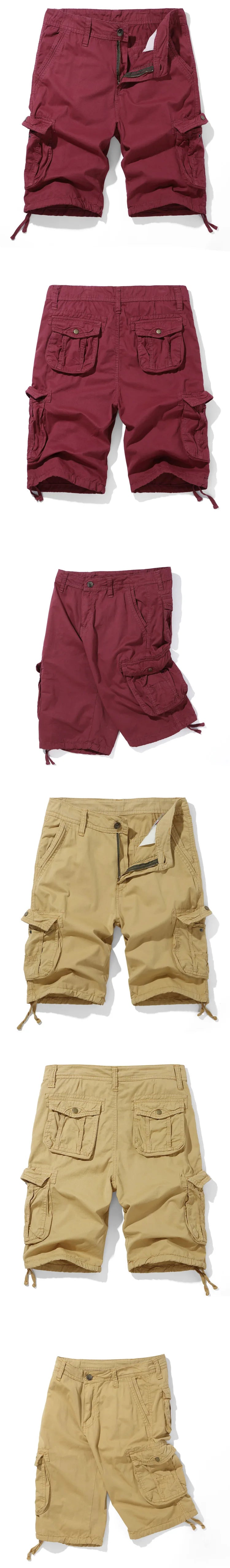 Casual Cargo Shorts with Side Pockets