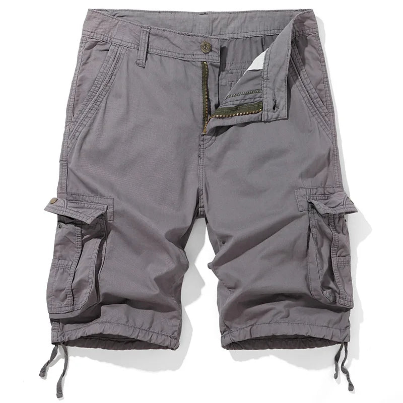 Casual Cargo Shorts with Side Pockets