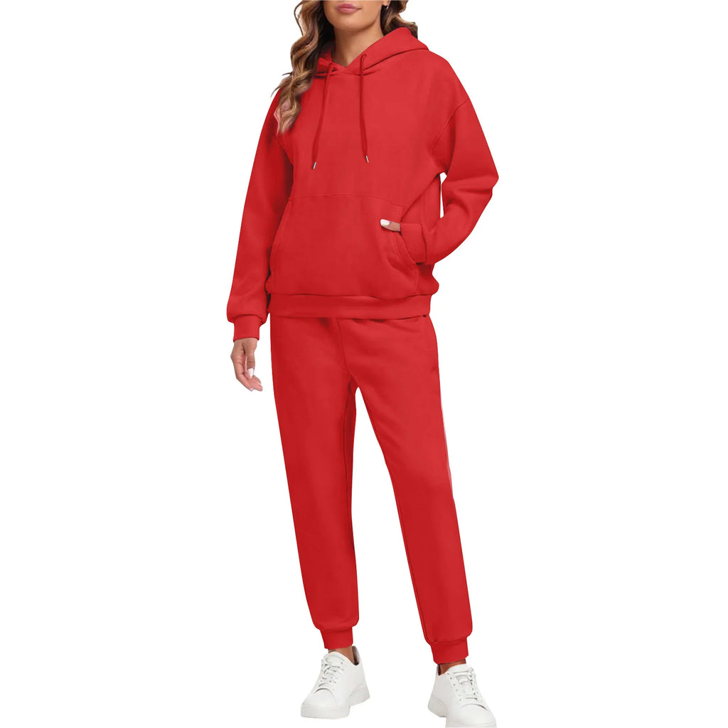 Women's Hoodie and Jogger Set Casual Tracksuit
