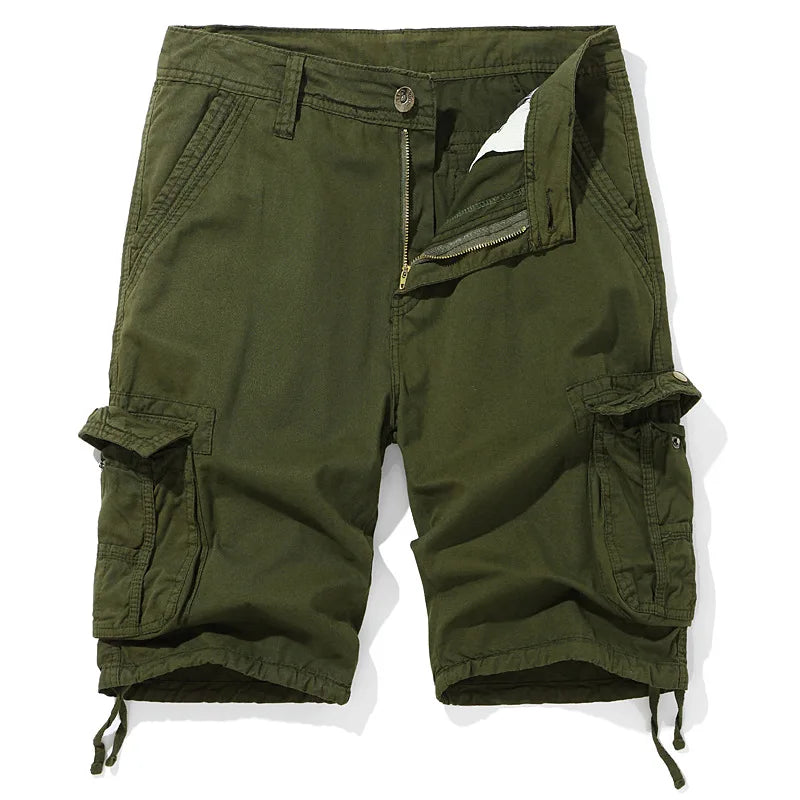 Casual Cargo Shorts with Side Pockets