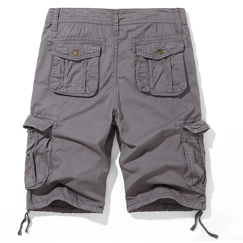 Casual Cargo Shorts with Side Pockets