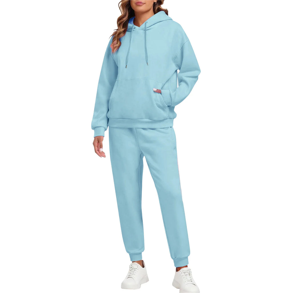 Women's Hoodie and Jogger Set Casual Tracksuit