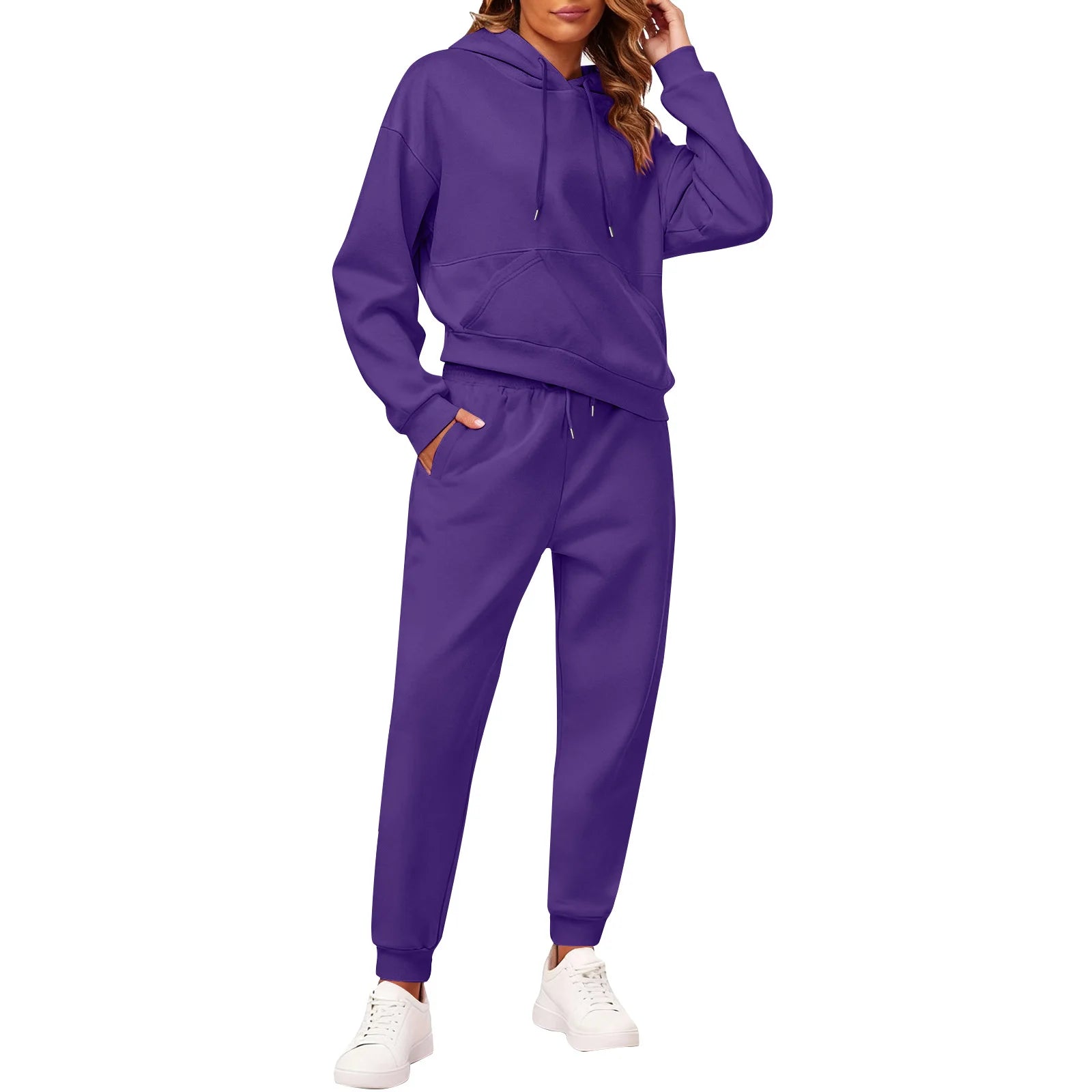Women's Hoodie and Jogger Set Casual Tracksuit