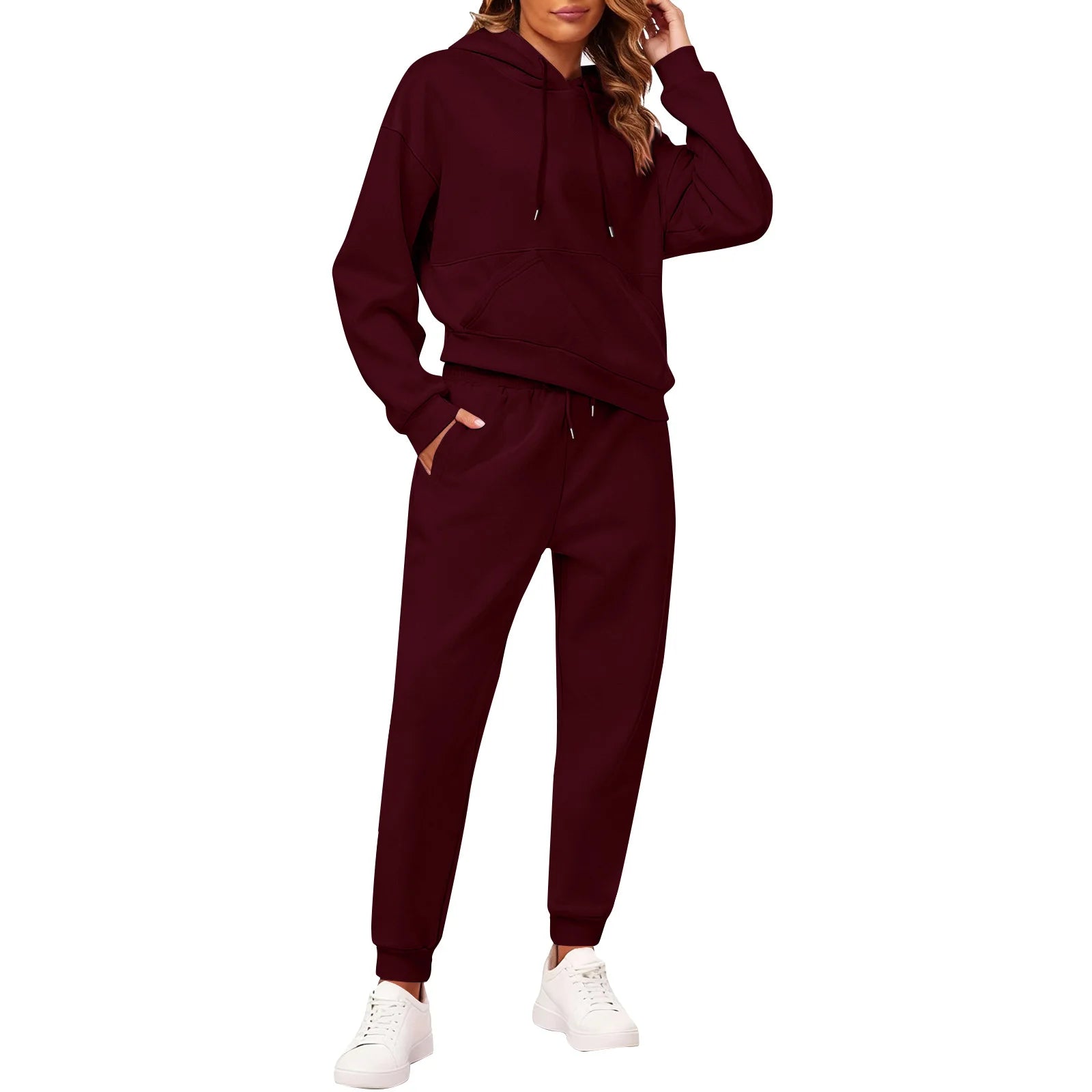 Women's Hoodie and Jogger Set Casual Tracksuit