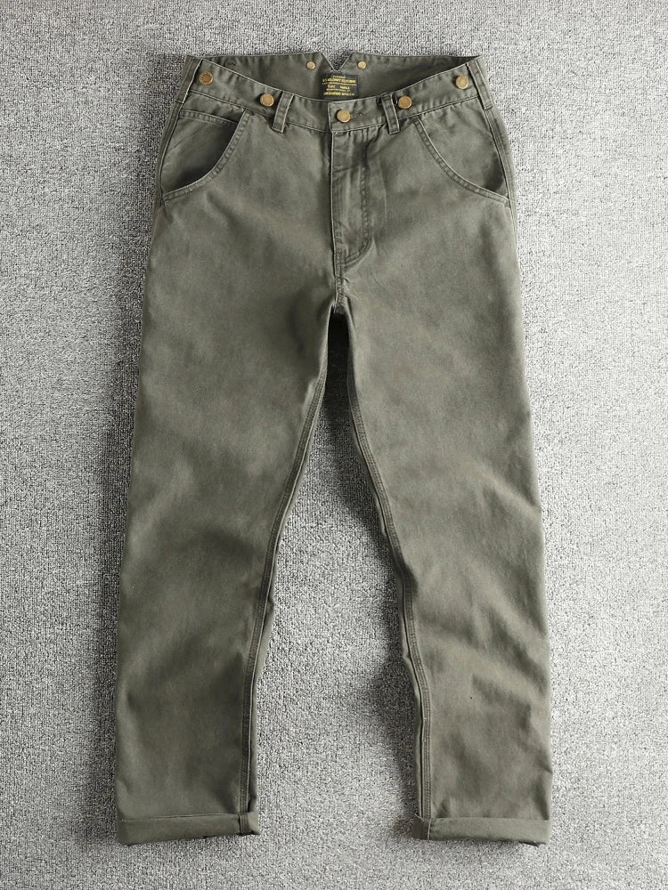 Modern Straight Leg Chino Pants Everyday Wear