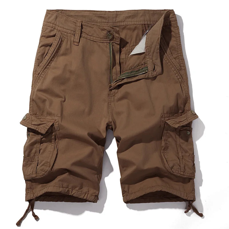 Casual Cargo Shorts with Side Pockets