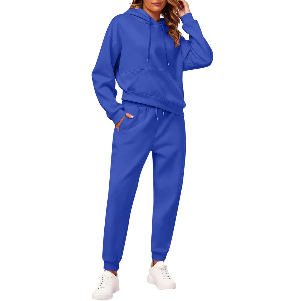Women's Hoodie and Jogger Set Casual Tracksuit